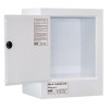 PRATT Poly Corrosive Cabinet 40LTR, 1 Door, 1 Shelf